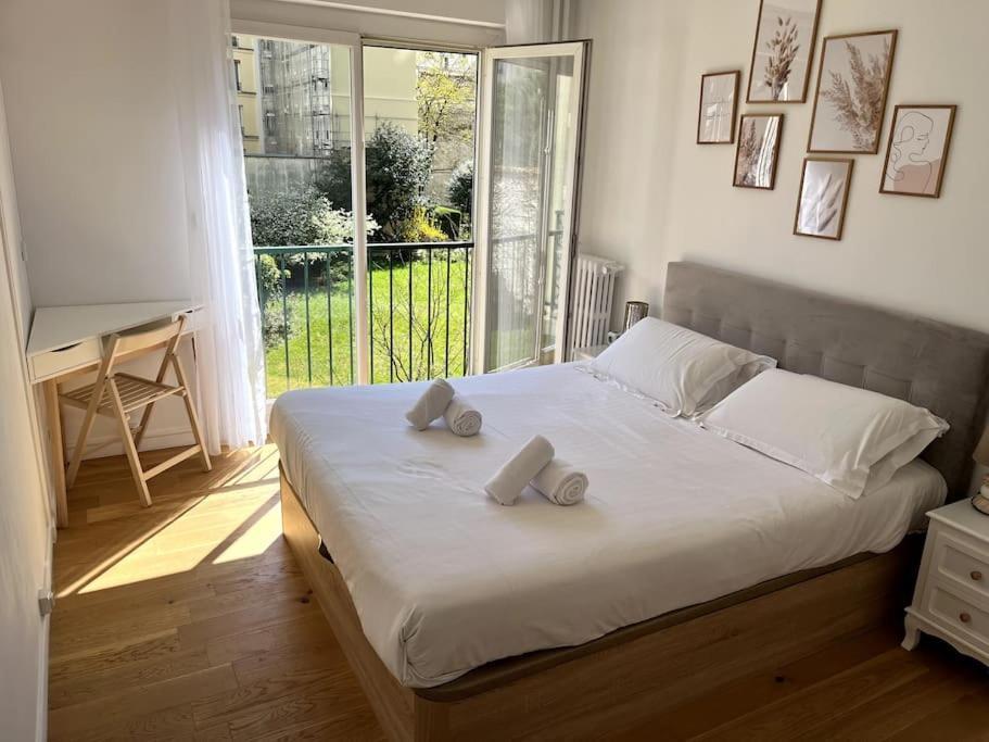 Superbe Appartement Avec Belle Vue Jardin Paris Exterior photo