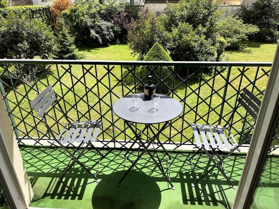 Superbe Appartement Avec Belle Vue Jardin Paris Exterior photo